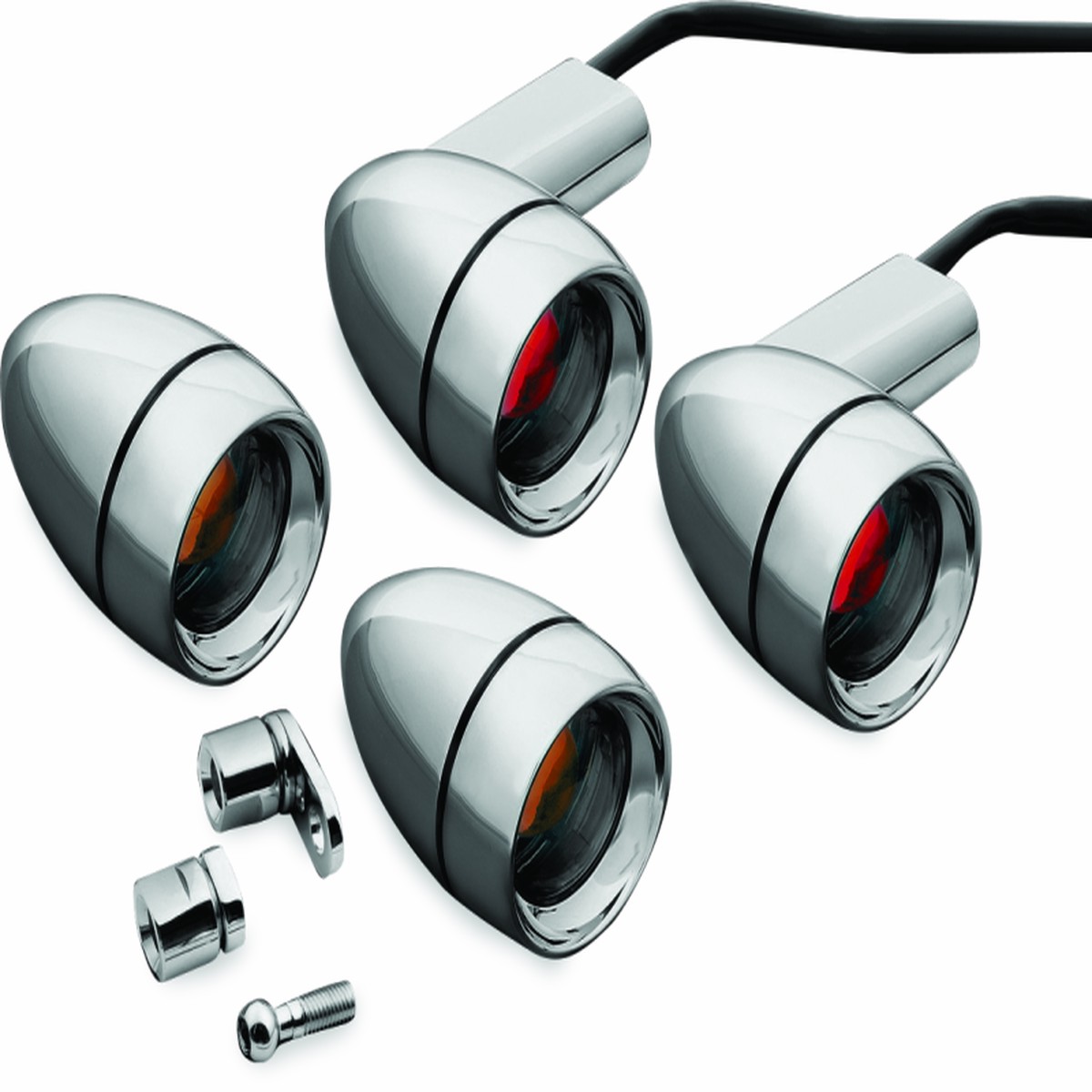 Kuryakyn Late Style Turn Signal Kit Chrome - 2317