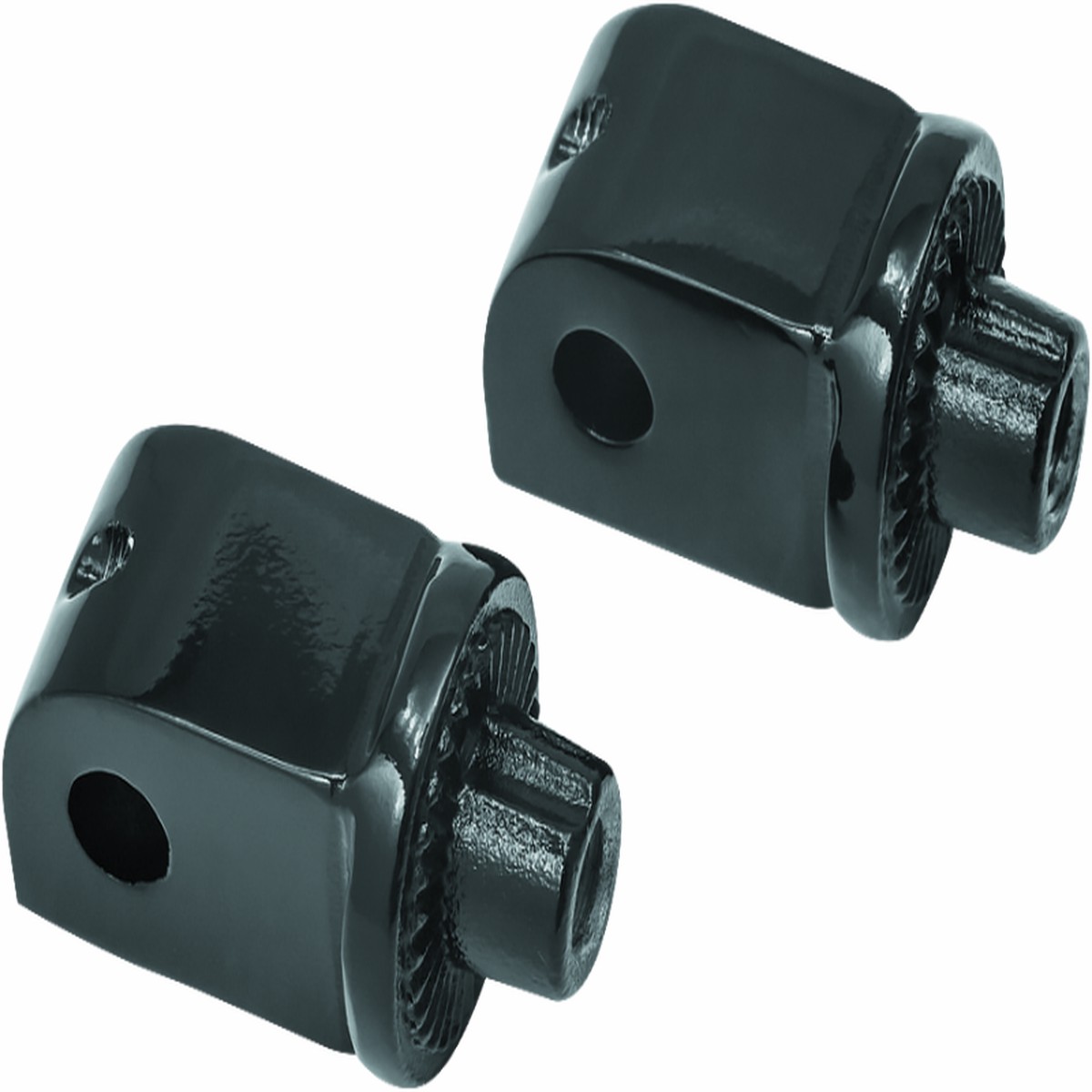 Kuryakyn Splined Adapter Honda & Yamaha Gloss Black - 8869
