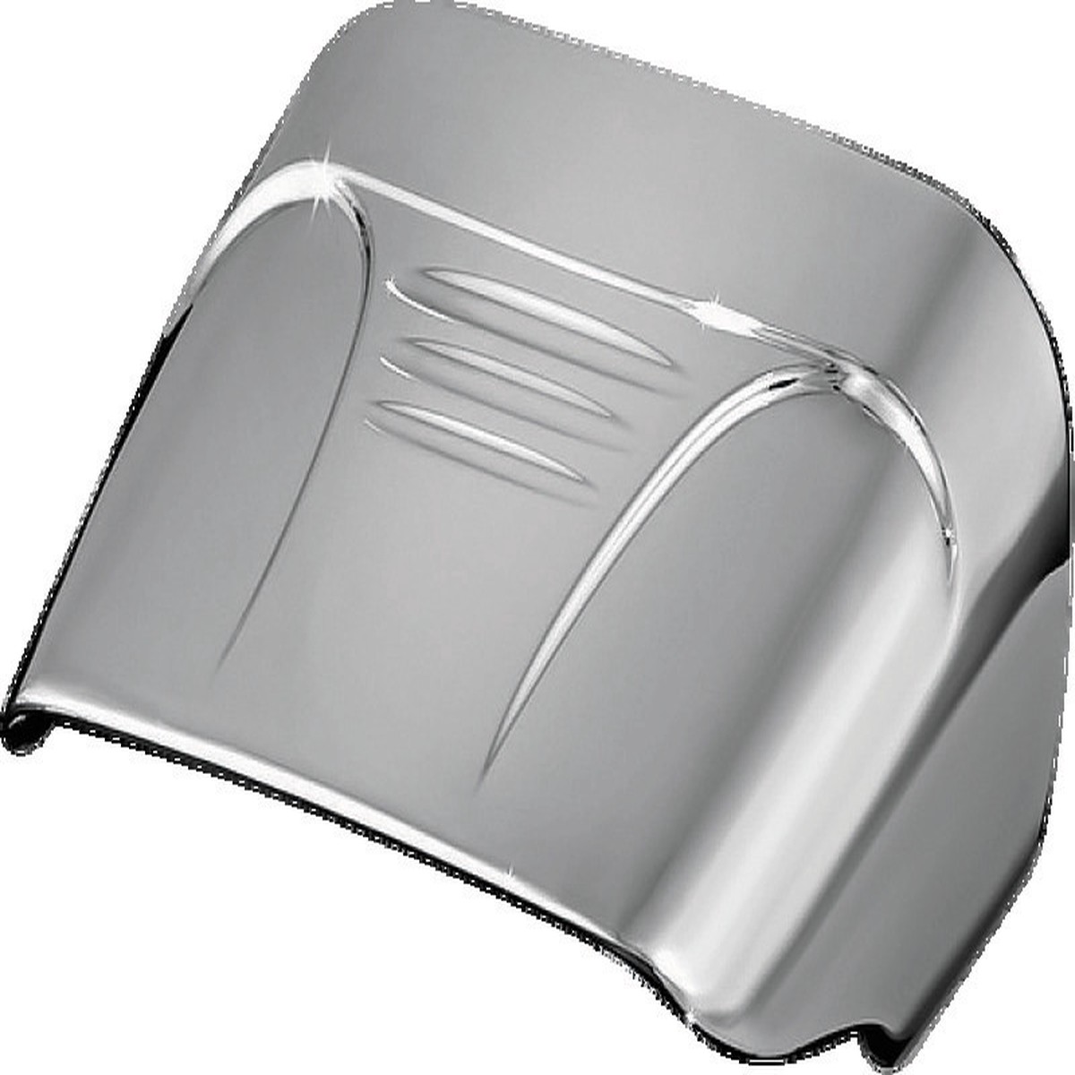 Kuryakyn Taillight Visor Without Slots Chrome - 9008