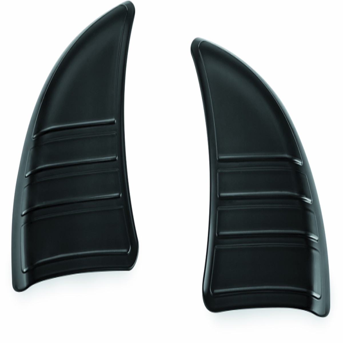 Kuryakyn Tri-Line Inner Fairing Cover Plates Gloss Black - 6979