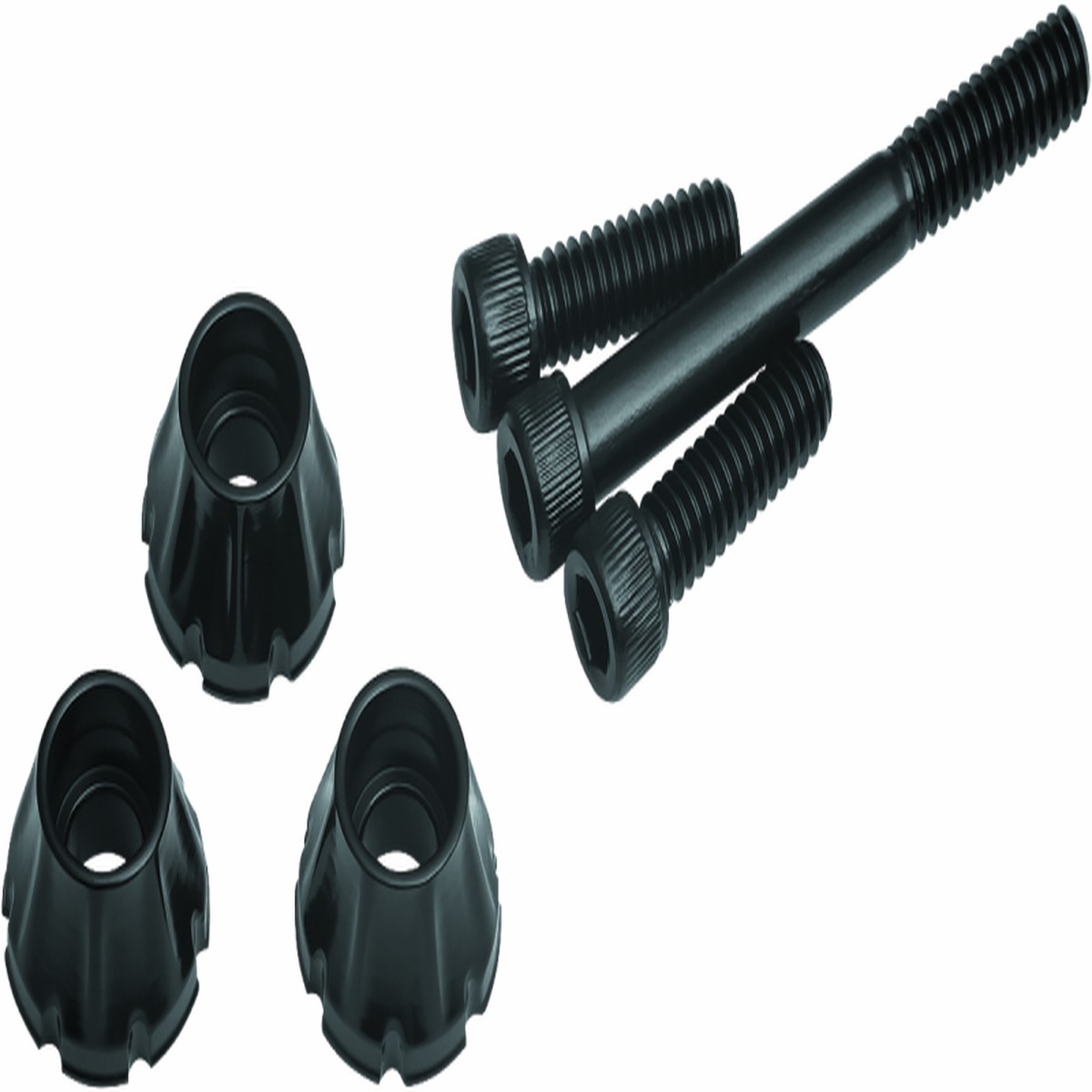 Kuryakyn Windshield Screws 14-Up FL Touring Models Black - 5720
