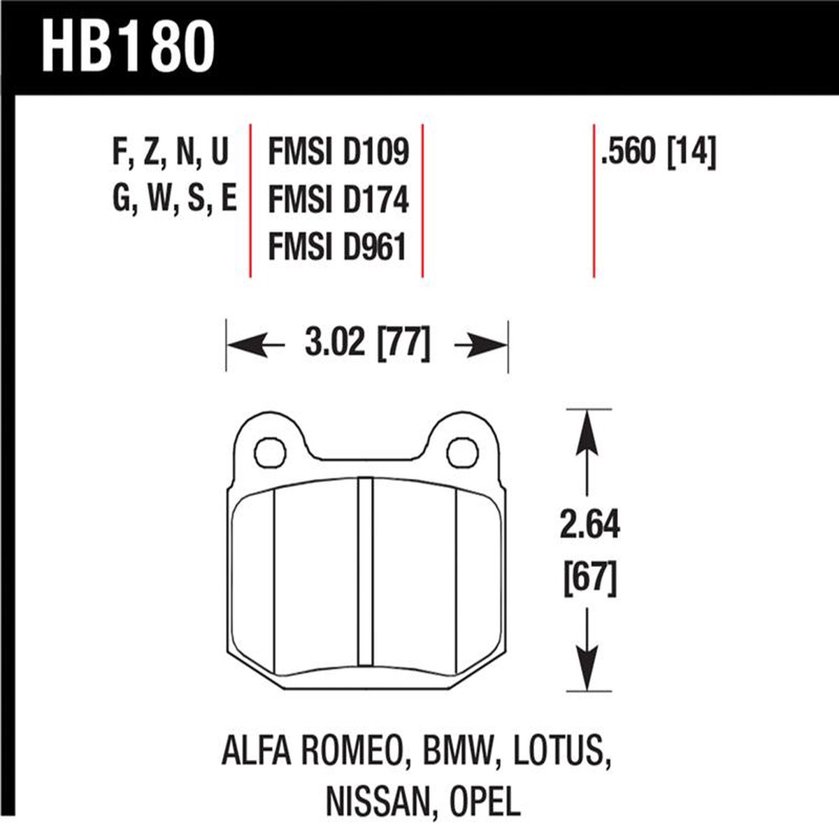 Fan Favorite HAWK HPS Brake Pad Sets