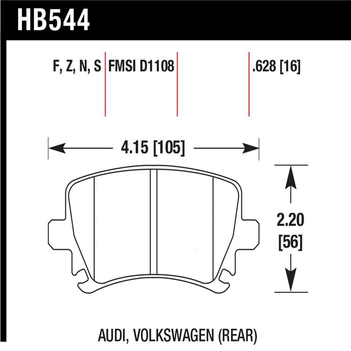 Top Pick HAWK Ceramic Brake Pad Sets