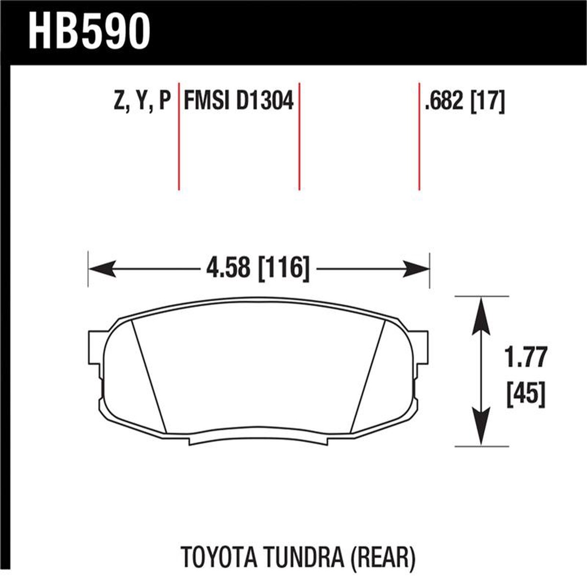 Must Have HAWK Ceramic Brake Pad Sets
