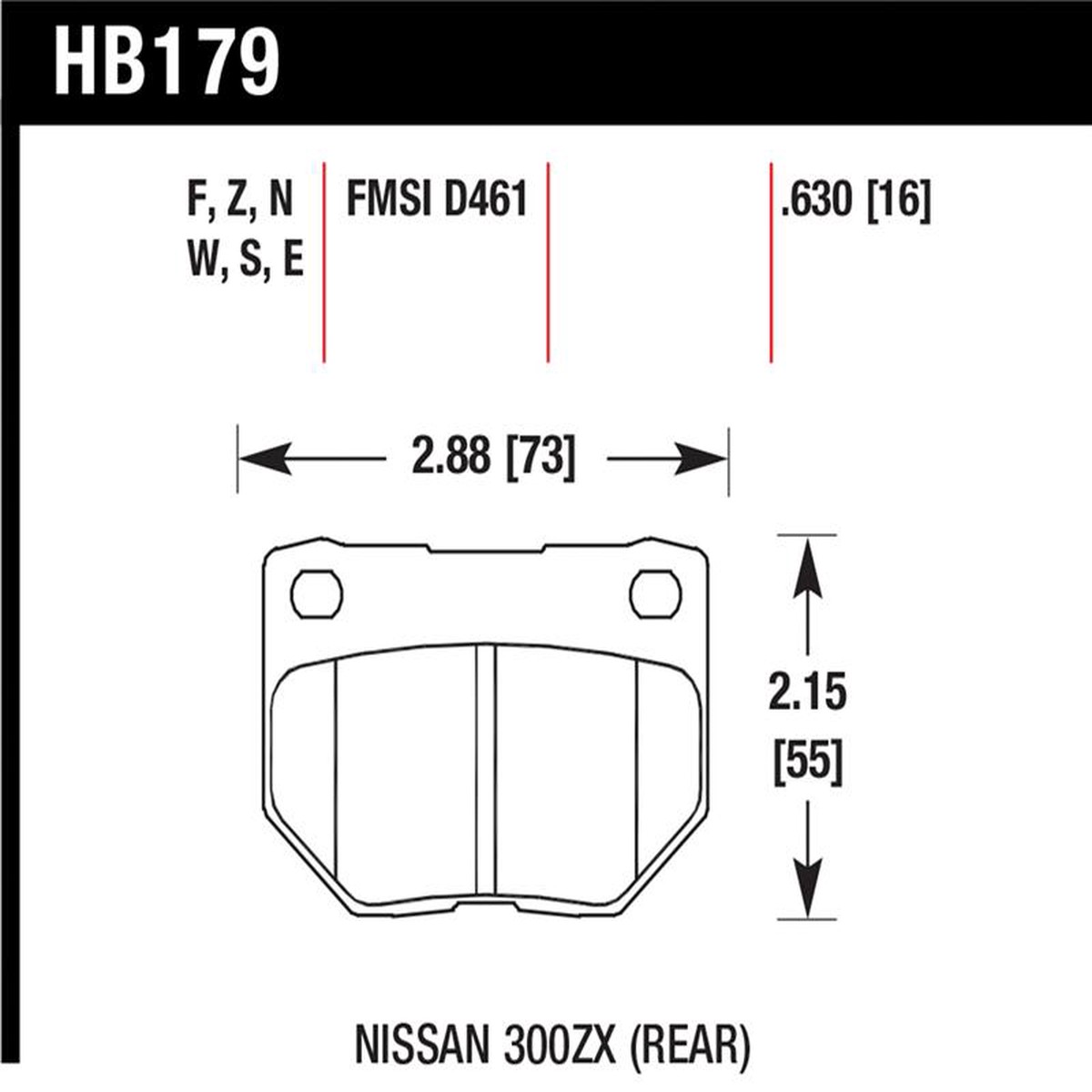 Popular Choice HAWK HPS 5.0 Brake Pad Sets