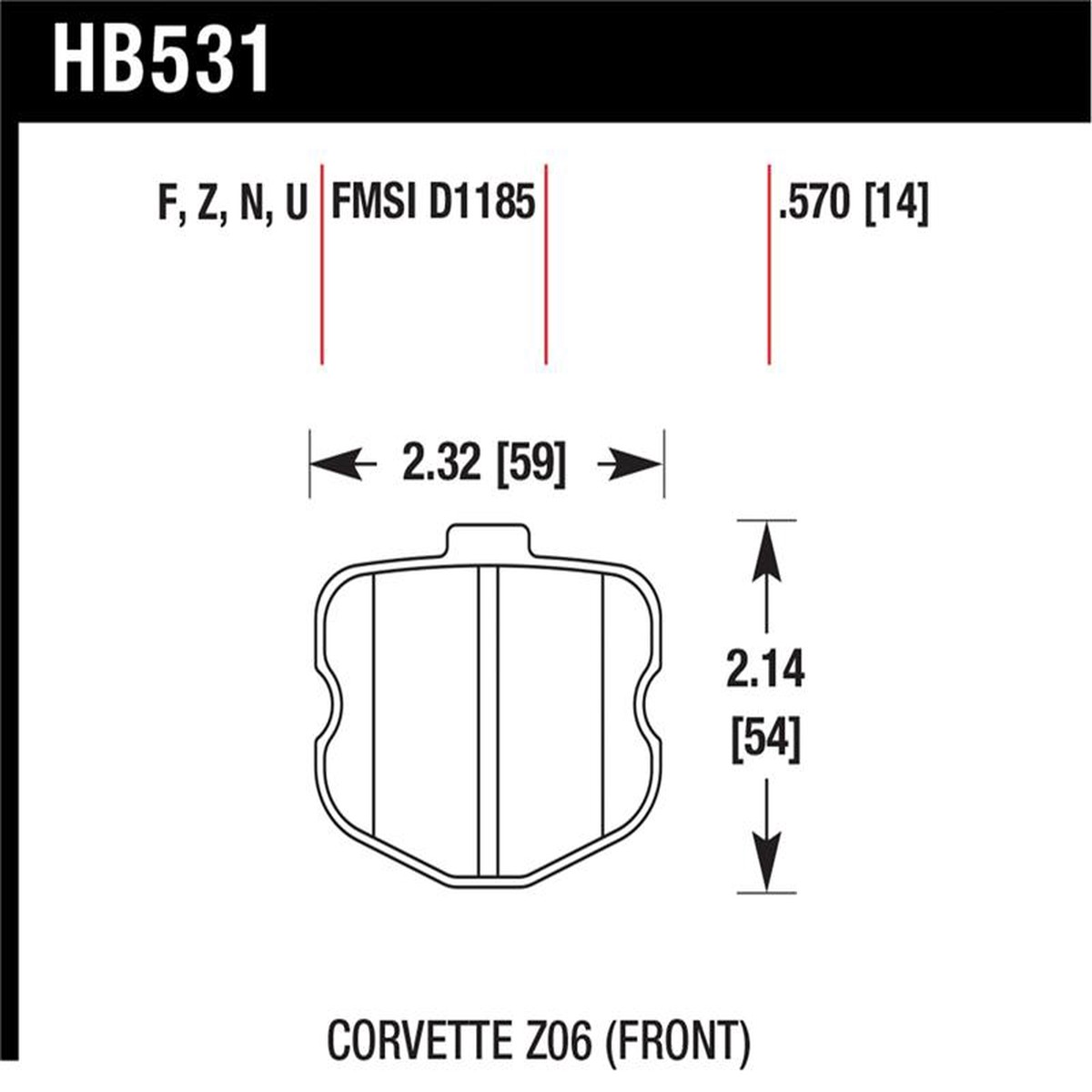 Best Seller HAWK HPS Brake Pad Sets (3)