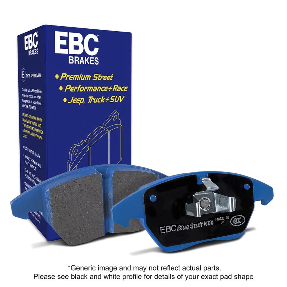 EBC Bluestuff Front Brake Pads - 2018-2021 Subaru STI