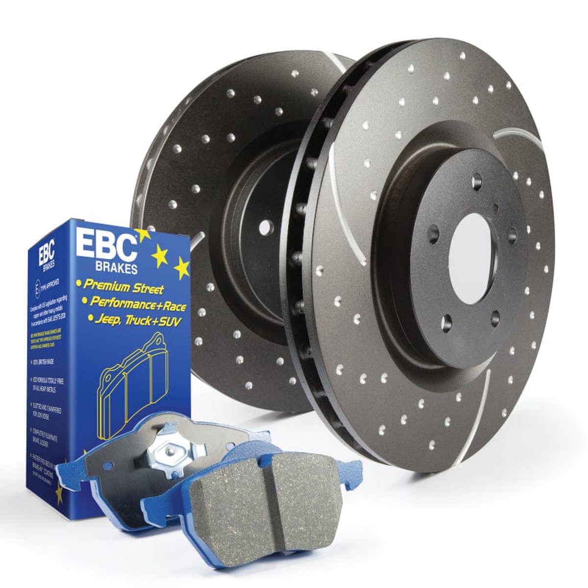 Top Pick EBC S6 Brake Pad and Rotor Kit (3)
